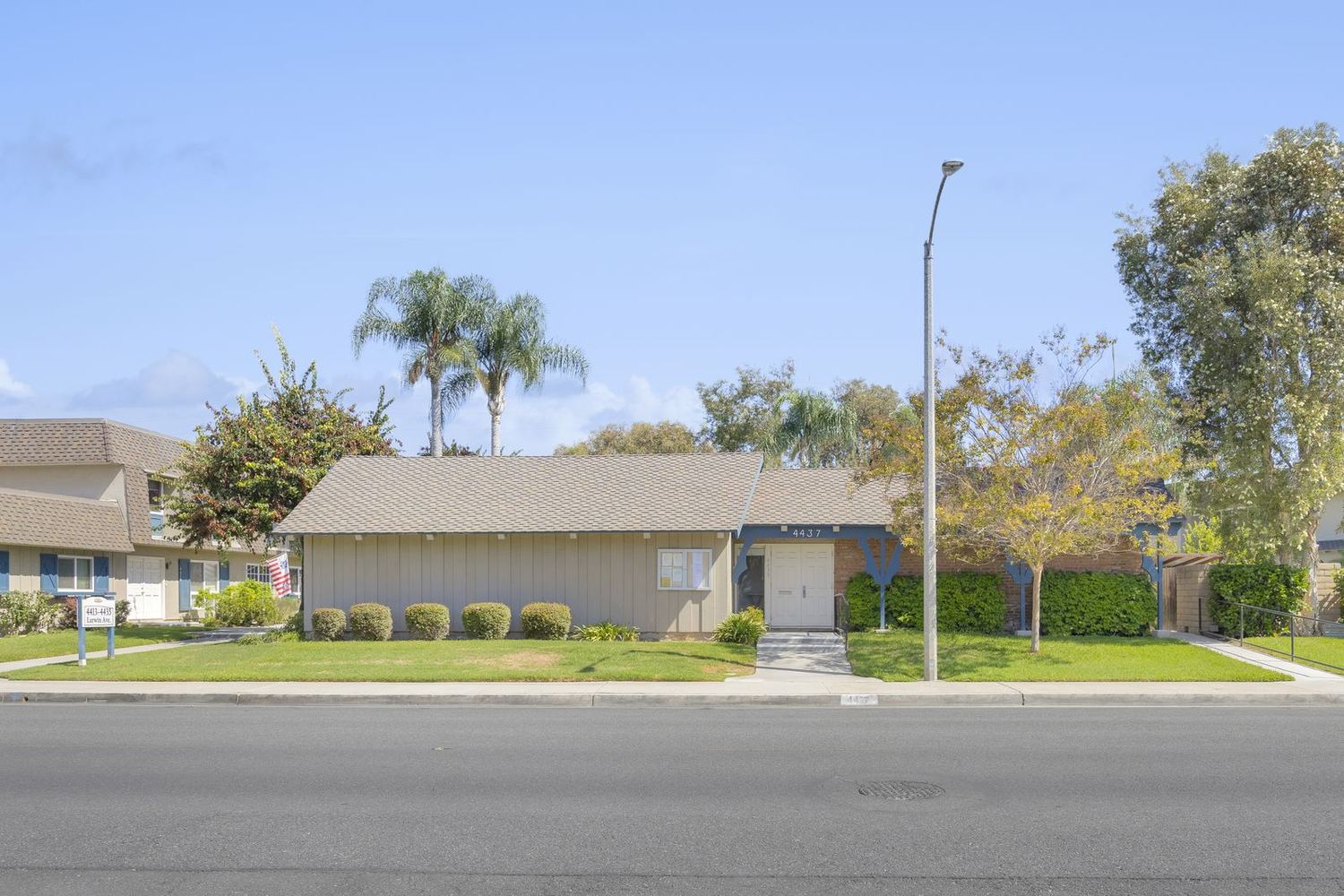 Home exteriors along a quiet street in Cypress Tanglewood